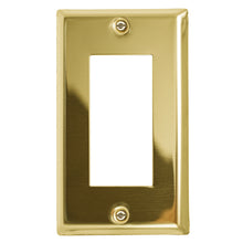 Load image into Gallery viewer, Metal Traditional Brass Wallplate - 2-163R4BR
