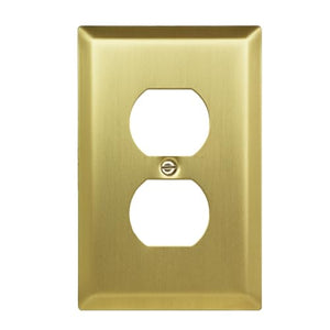 Satin Brass Traditional Style Wall-plate [2-263]