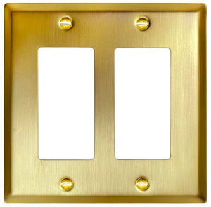 Satin Brass Traditional Style Wall-plate [2-263]