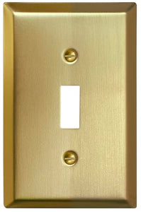 Satin Brass Traditional Style Wall-plate [2-263]