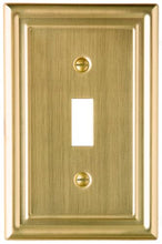 Load image into Gallery viewer, Satin Brass Brushed Electrical Wall-plate [2-190]
