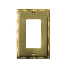 Load image into Gallery viewer, Georgian Solid Brass Casting Wall Plate - 1-53D
