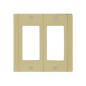 Plastic Ivory with Ivory Sides Wallplates - 10-994TT