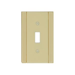 Plastic Ivory with Ivory Sides Wallplates - 10-994TT