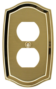 Decorative Metal Brass Wall Plate - 2-1009TT