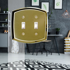 Decorative Metal Brass Wall Plate - 2-1009TT