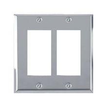 Load image into Gallery viewer, Decorative Chrome Plated Wallplate - 2-161TD
