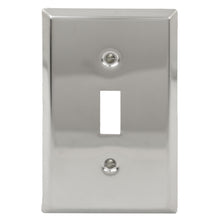 Load image into Gallery viewer, Decorative Chrome Plated Single Toggle Wall-plate
