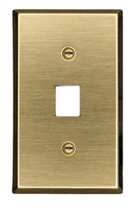 Traditional Antique Brass Wall Plate - 2-163TTAB