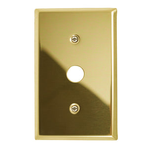 Metal Traditional Brass Wallplate - 2-163DIMBR