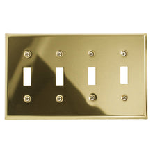 Load image into Gallery viewer, Metal Traditional Brass Wallplate - 2-163BBR
