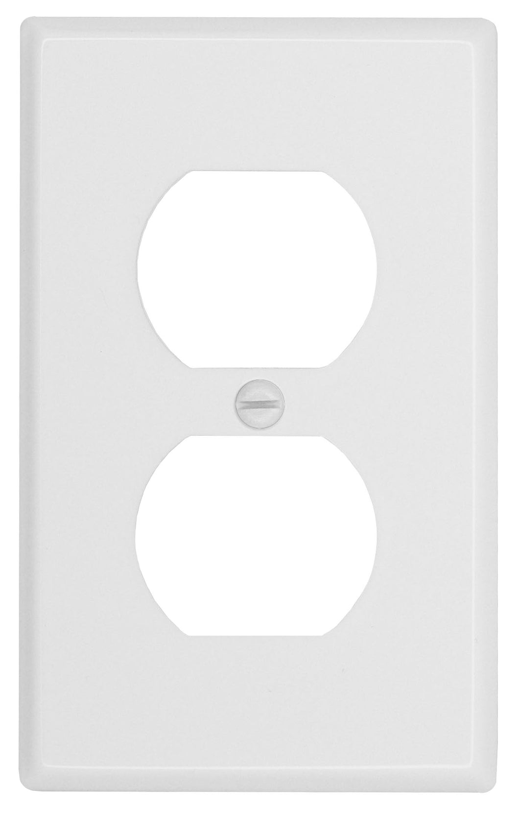 White Traditional Metal Wallplate - 2-164D