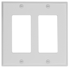 Load image into Gallery viewer, White Traditional Metal Wallplate - 2-164D
