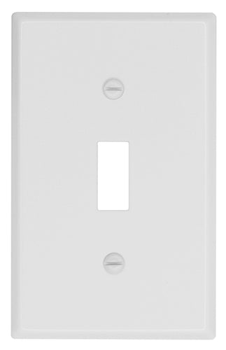 White Traditional Metal Wallplate 1Toggle