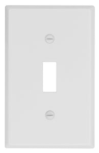 White Traditional Metal Wallplate - 2-164TT