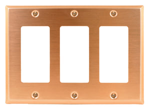 Traditional Copper Stone Wall Plate -  2-165TT