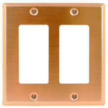 Load image into Gallery viewer, Traditional Copper Stone Wall Plate -  2-165TT
