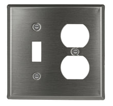 Load image into Gallery viewer, Decorative Metal Traditional Satin Nickel Wall Plate - 2-167TTBN
