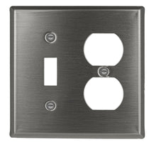 Load image into Gallery viewer, Decorative Metal Traditional Satin Nickel Wall Plate - 2-167TDBN
