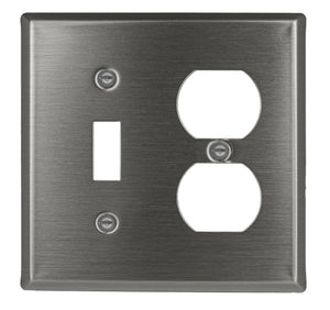 Decorative Metal Traditional Satin Nickel Wall Plate - 2-167TDBN