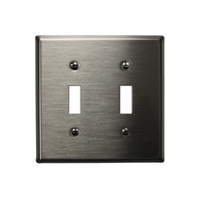 Load image into Gallery viewer, Decorative Metal Traditional Satin Nickel Wall Plate - 2-167R4BN
