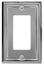 Load image into Gallery viewer, Decorative Metal Polished Chrome &quot;Estate&quot; Wallplate - 2-202TTT
