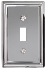 Load image into Gallery viewer, Decorative Metal Polished Chrome &quot;Estate&quot; Wallplate - 2-202RRR
