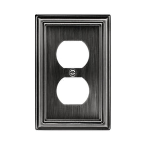 Pewter Estate Wallplate Switch Plate - 2-204TT