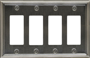 Pewter Estate Wallplate Switch Plate - 2-204TT