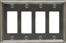 Load image into Gallery viewer, Pewter Estate Wallplate Switch Plate - 2-204RRRR
