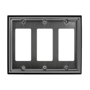 Pewter Estate Wallplate Switch Plate - 2-204TT