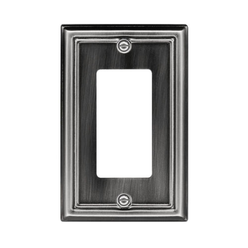 Pewter Estate Single Rocker Wall-plate Switch Plate