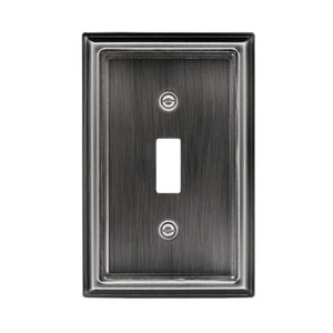 Pewter Estate Single Toggle Wall-plate Switch Plate