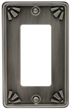 Load image into Gallery viewer, Contoured Metal &quot;Studio Pewter&quot; Wallplate - 2-212TT
