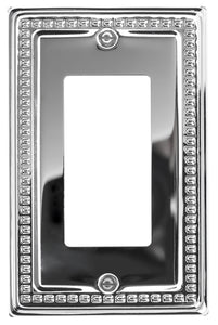 Vintage Polished Chrome Wall Plate - 2-218TT