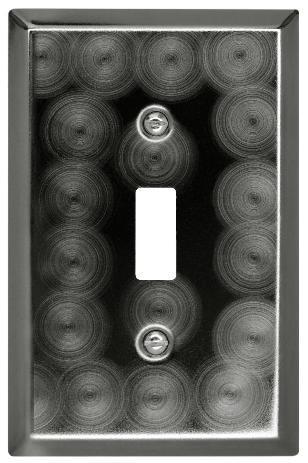 Decorative Metal Techno Pewter Wall Plate - 2-301T