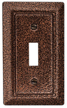 Load image into Gallery viewer, Decorative Metal Weathered Copper Bronze Wallplates - 2-408TT
