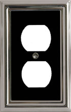 Load image into Gallery viewer, Decorative Metal Estate Chrome w/Black Centre - 2-502R
