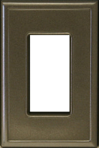 Metal Screwless Brushed Nickel Wallplate - 20-2024RR