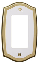 Load image into Gallery viewer, Decorative Brass Wall Plates with White Centre - 2021DIM
