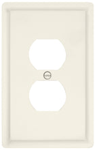 Load image into Gallery viewer, Solid Wood, Satinwood White Wallplate 29-200 Duplex
