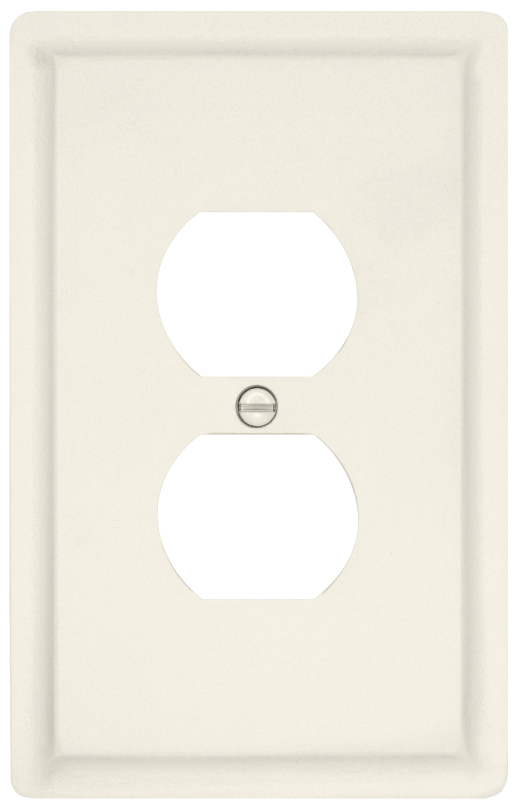 Solid White Satin Wood Wall Plate - 29-200D