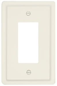 Solid White Satin Wood Wall Plate - 29-200D