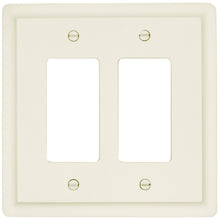 Load image into Gallery viewer, Solid White Satin Wood Wall Plate - 29-200RR
