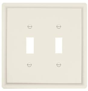 Solid White Satin Wood Wall Plate - 29-200D