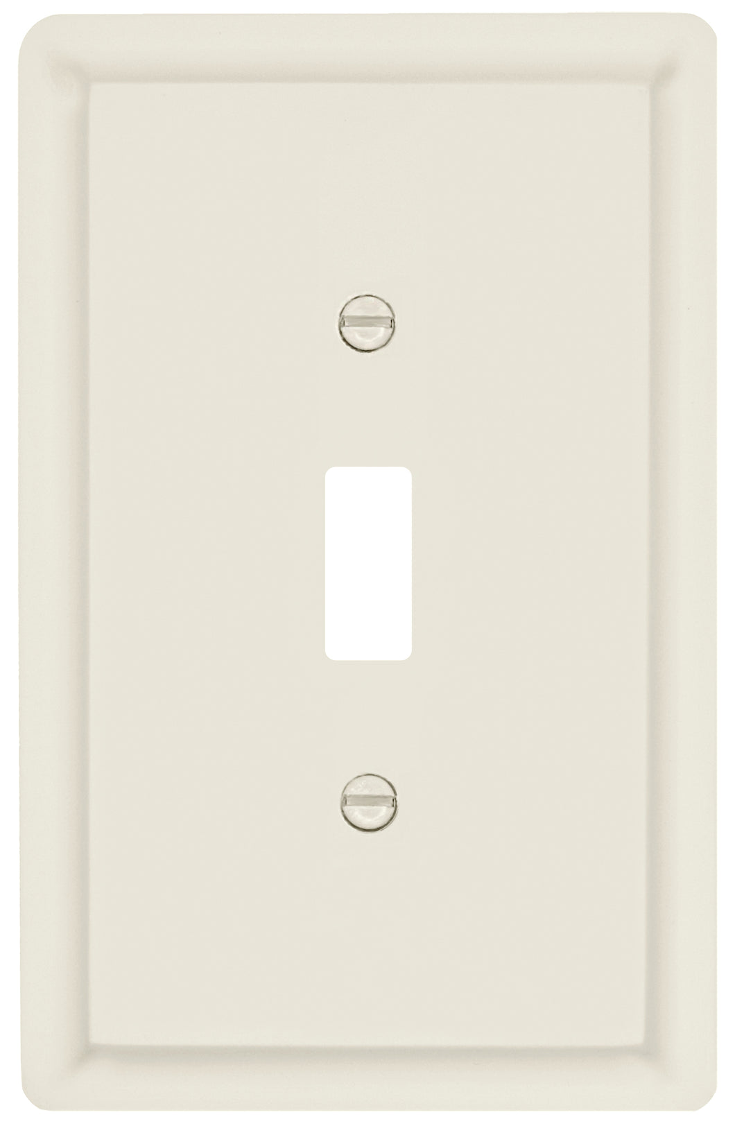 Solid Wood, Satinwood White Wallplate 29-200 Toggle