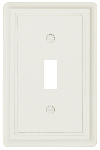 Solid Wood, Petal White Walplate 29-205 Toggle