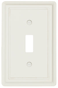 Petal White Solid Wood Wall Plate - 29-205TT