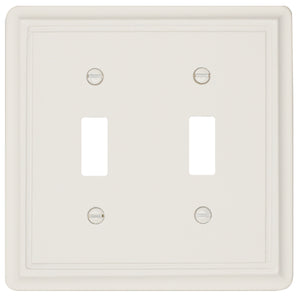 Petal White Solid Wood Wall Plate - 29-205TT