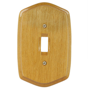 Old Country Honey Oak Solid Wood Wall Plate - 4-301